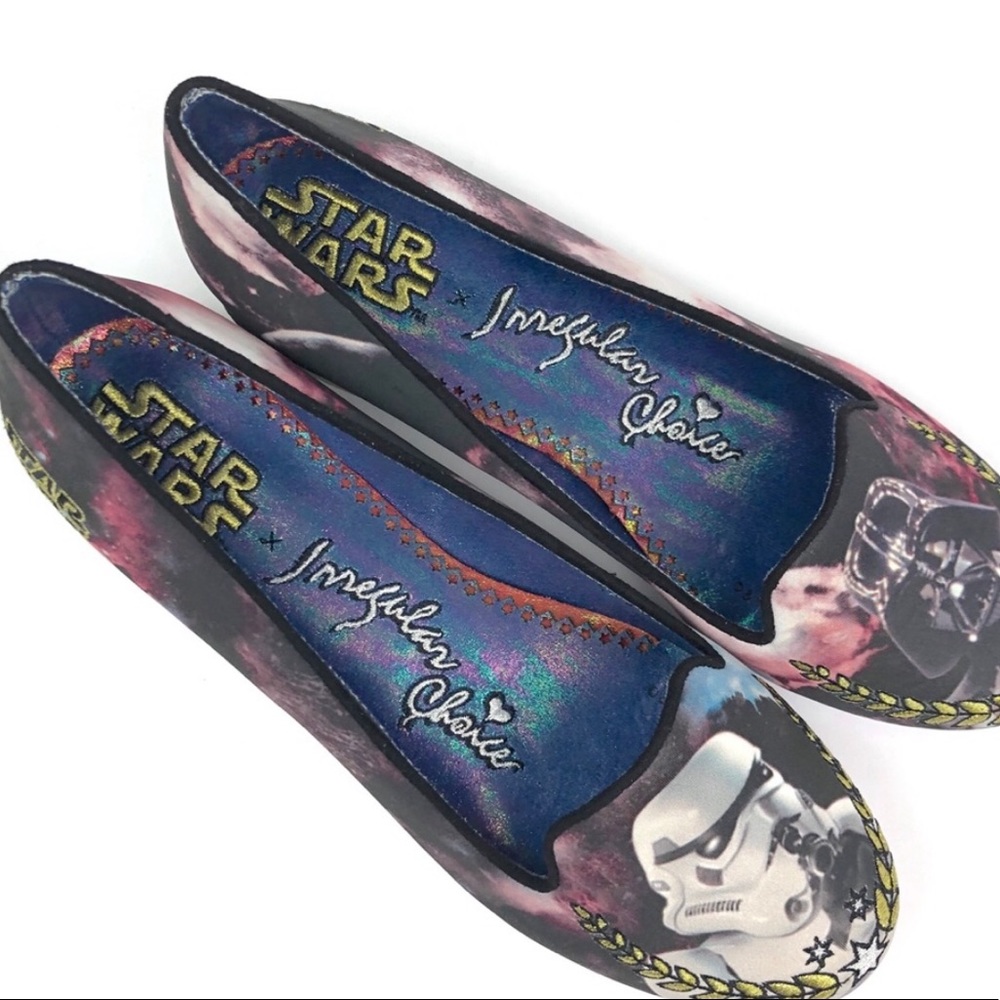 Irregular Choice Star Wars The Dark Side Flats - Picture 6 of 7